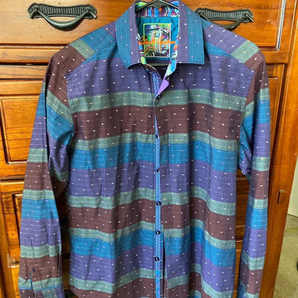 Robert Graham beautiful shirt S multicolor